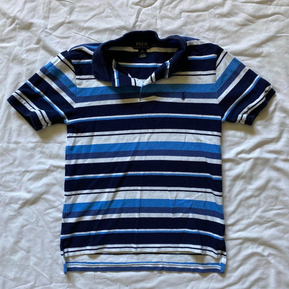 Boy’s Ralph Lauren Striped Polo Shirt